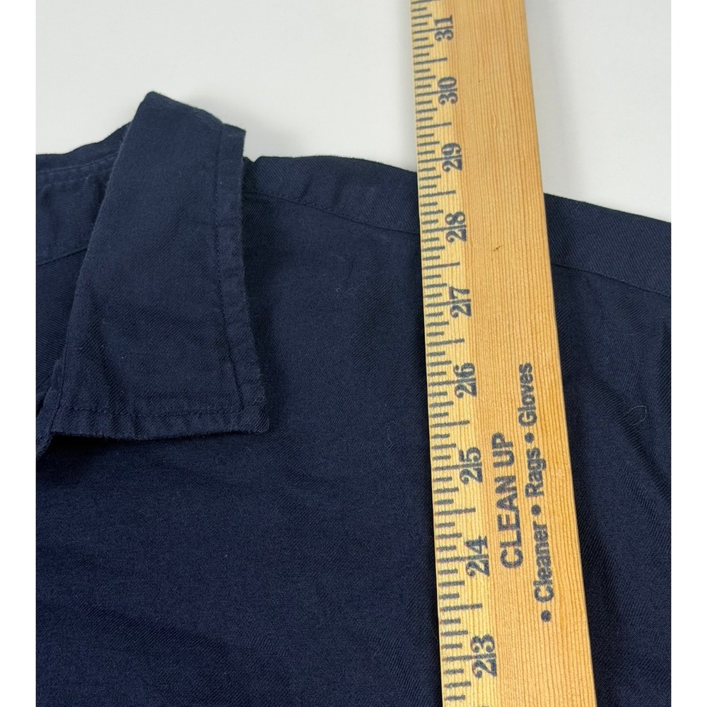 UNTUCKit Briscoe Navy Blue Cotton Short Sleeve Button Down Shirt Mens XL 40918 - Picture 5 of 6